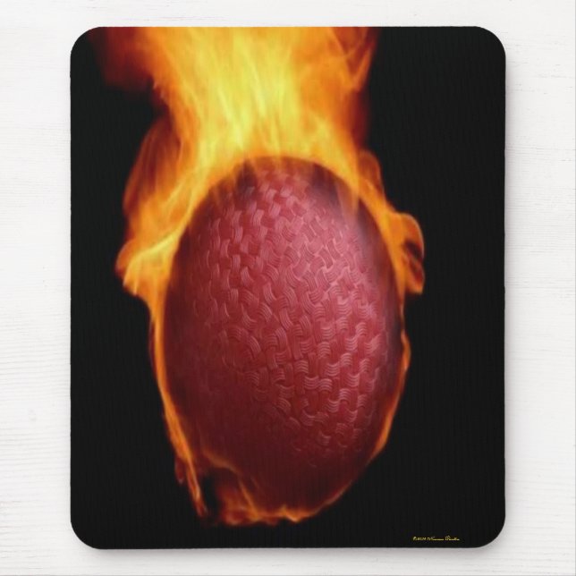 Mousepad Bola De Golfe No Bloco De Bombeiros (Frente)