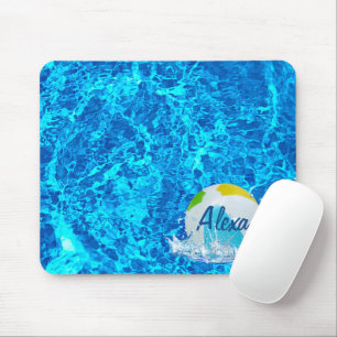 Mousepad Bola De Praia Na Piscina De Nadação