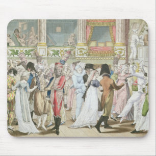 Mousepad Bola de traje na ópera, depois de 1800