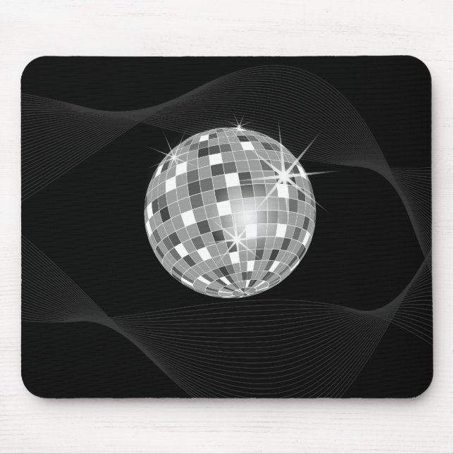 Mousepad Bola Groovy do disco (Frente)
