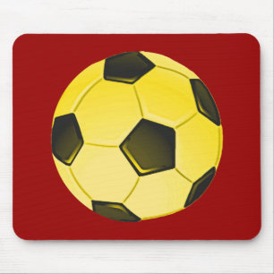 Mousepad Bola ou Futebol Americano Amarelo