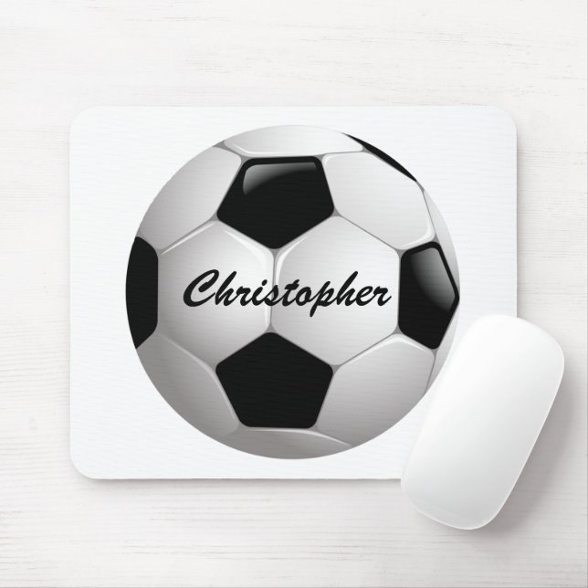 Mousepad Bola Personalizável de Futebol (Com mouse)