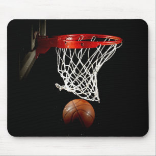 Mousepad Bola Única de Basquete e Bloco de Rede