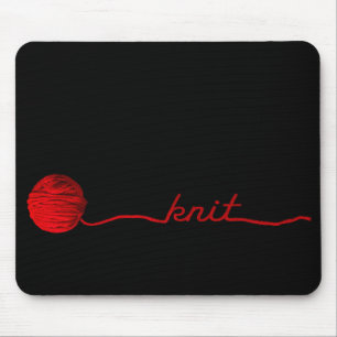 Mousepad bola vermelha de fios