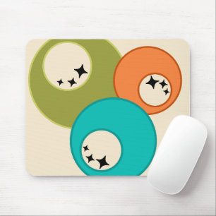 Mousepad Bolas de boliche modernas do século médio