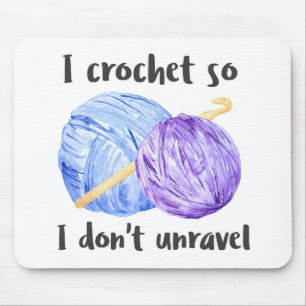 Mousepad Bolas do Crochet do fio