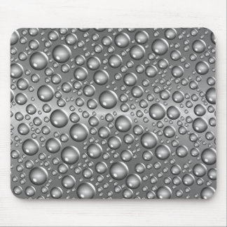 Mousepad bolas escovadas prata