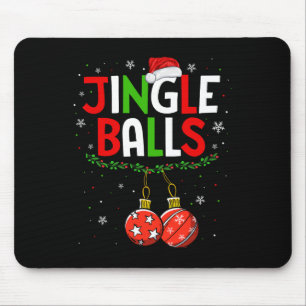Mousepad Bolas Tinsel Correspondendo castanhas Casal de Nat