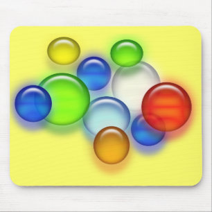 Mousepad - bolhas coloridas