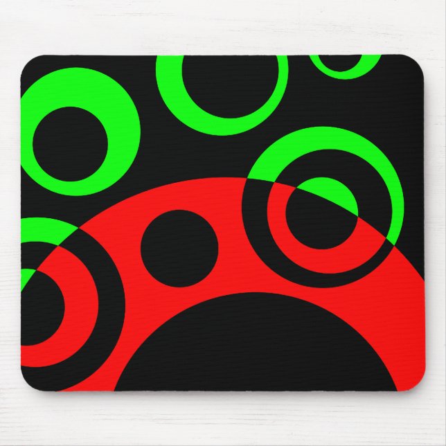 Mousepad Bolhas de abstrato 04 - V2 (Frente)