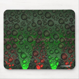 Mousepad Bolhas de ascensão Verde/Mata Vermelha
