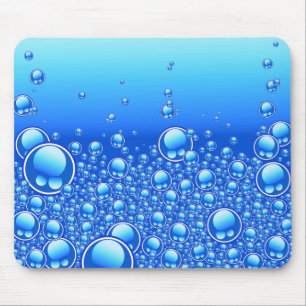 Mousepad Bolhas de Azul