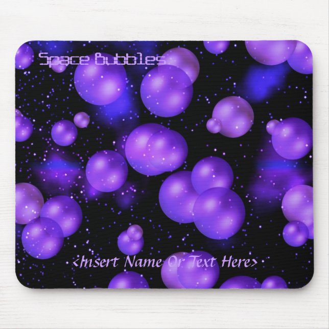 Mousepad Bolhas de Espaço (Frente)