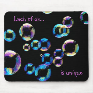 Mousepad bolhas de sabão pelo tapete do rato do tdgallery