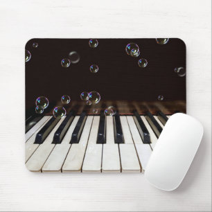 Mousepad Bolhas na proteção do mouse do teclado Piano