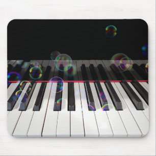 Mousepad Bolhas No Teclado Piano