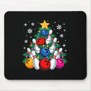 Mousepad Boliche Jogador Árvore de Natal - Boliche Leve Xma