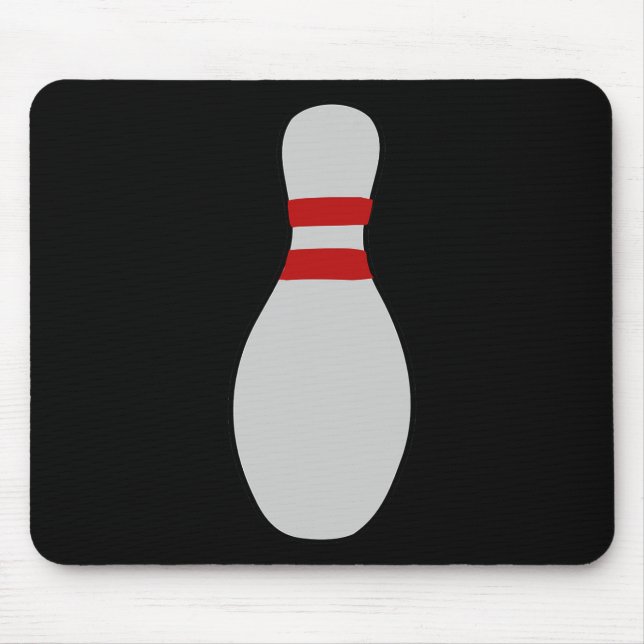 Mousepad Boliche Pin Figurume Ll Beco Strike Spare de Dez p (Frente)