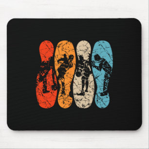 Mousepad Boliches Homens Silhout Mulheres Crianças Boliche