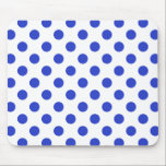 Mousepad Bolinhas azuis<br><div class="desc">Bolinhas azuis reais sobre fundo branco</div>