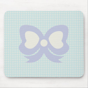 MOUSEPAD BOLINHAS COLORIDAS PASTEL FOFO E FITA AZUL ROXO