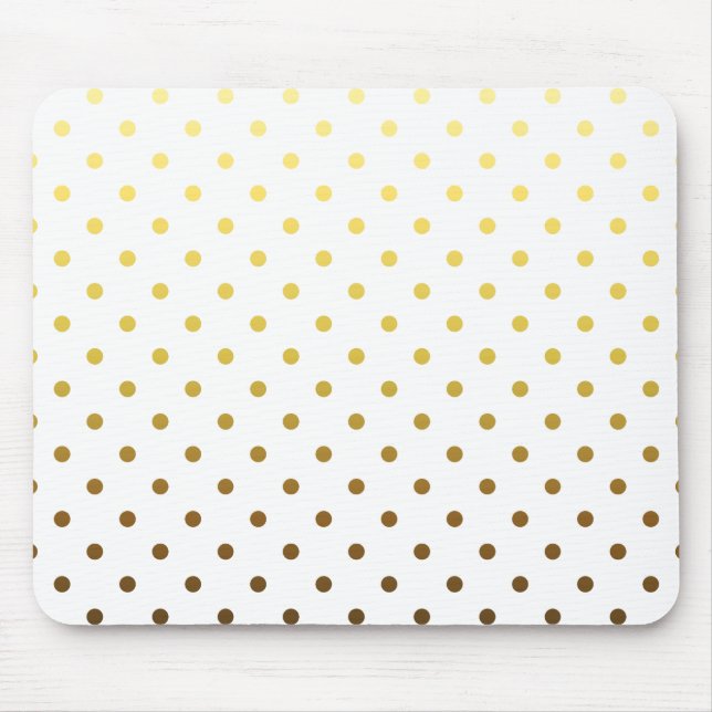 Mousepad Bolinhas do ouro branco (Frente)