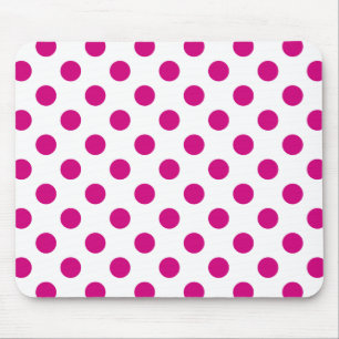 Mousepad bolinhas Fuchsia