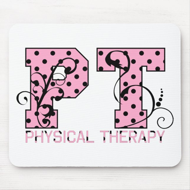 Mousepad bolinhas pretas e cor-de-rosa da pinta (Frente)