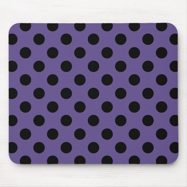 Mousepad Bolinhas pretas no ultravioleta (Frente)