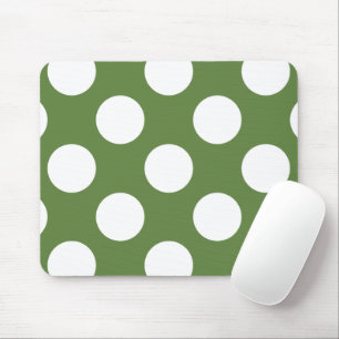 Mousepad Bolinhas verdes, padrão de Bolinhas, pontos, ponto