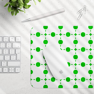 Mousepad Bolinhas verdes, padrão de Bolinhas, pontos, ponto