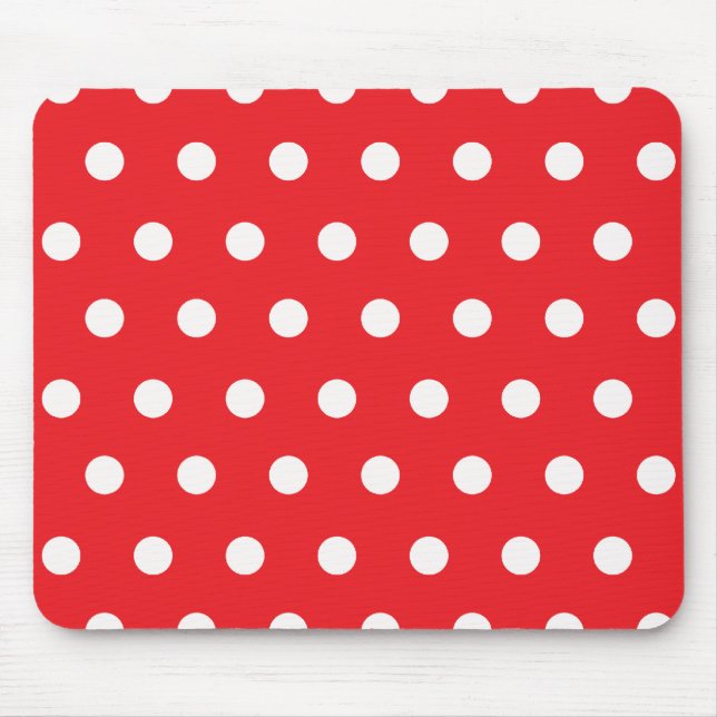 Mousepad Bolinhas vermelhas (Frente)