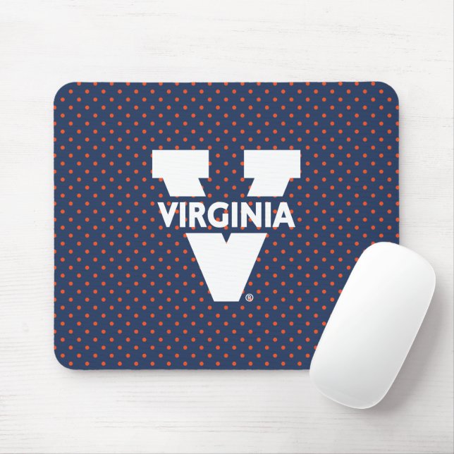 Mousepad Bolinhas Virginia Cavaliers (Com mouse)