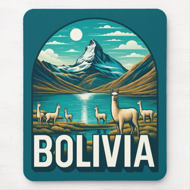 Mousepad Bolívia América do Sul (Frente)