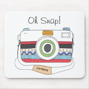 Mousepad Bolo de Câmera Bonito Oh Snap