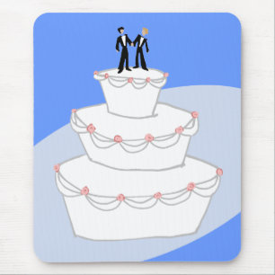 Mousepad Bolo de Casamento Dois Alvos
