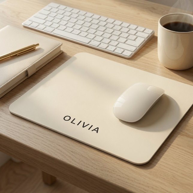 Mousepad Bolo de Manteiga Personalizado com Nome  (Criador carregado)