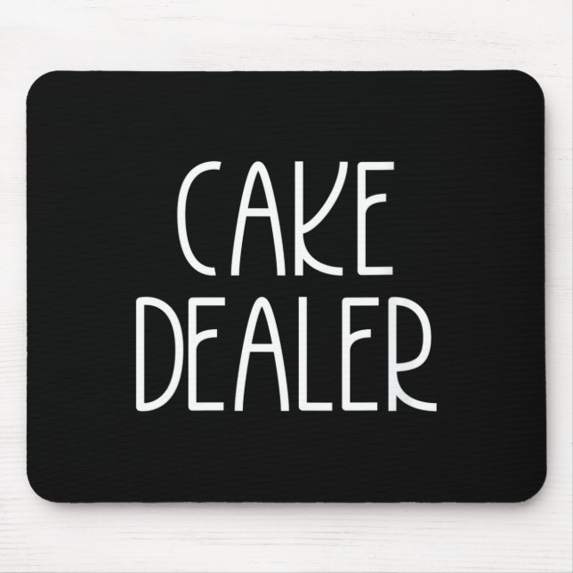 Mousepad Bolo de Mulheres Er - Citação de Padeiro de Festa  (Frente)