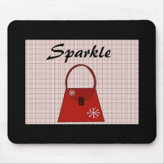 Mousepad Bolsa de Férias Vermelha - Brilho