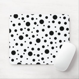 Mousepad Bolsa em branco de padrão de Bolinhas em branco