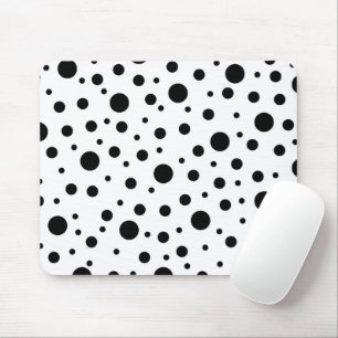 Mousepad Bolsa em branco de padrão de Bolinhas em branco