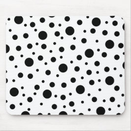 Mousepad Bolsa em branco de padrão de Bolinhas em branco