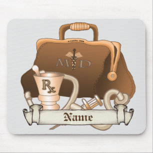 Mousepad Bolsa Médica de Médico