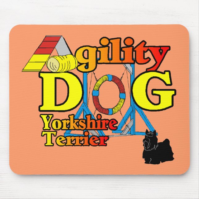 Mousepad Bolsas de Agilidade Yorkshire_Terrier (Frente)