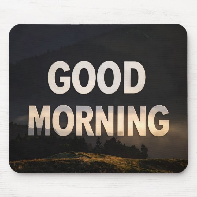 Mousepad Bom dia (Frente)