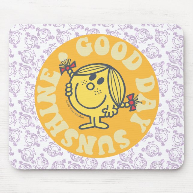 Mousepad Bom Dia, Menina Sunshine (Frente)