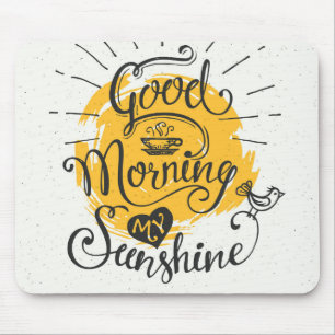 Mousepad Bom dia minha luz do sol