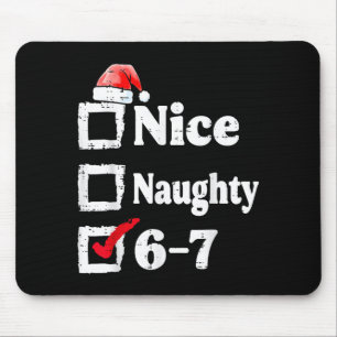 Mousepad Bom Malvado 6 7 Meme 67 Natal Seis Sete Xmas
