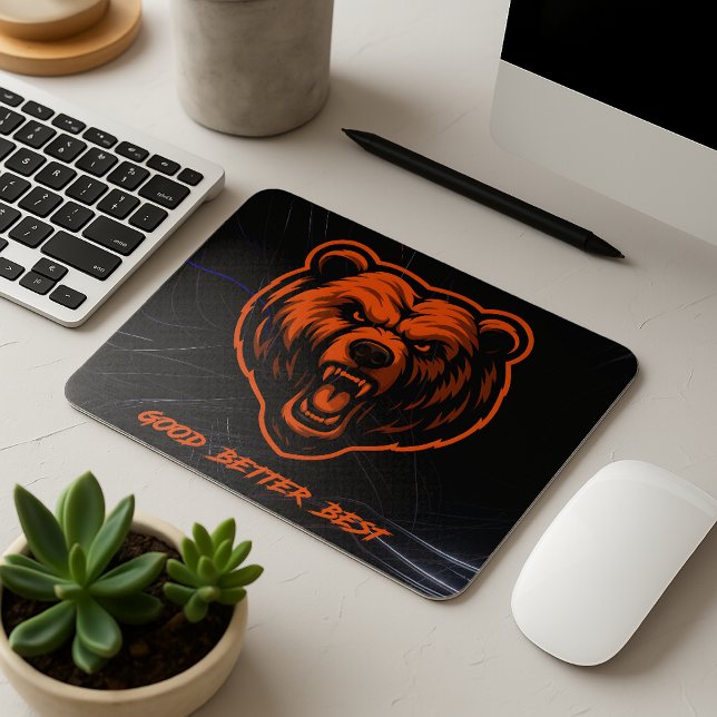 Mousepad Bom Melhor Ótimo Nunca Deixe Descansar (Criador carregado)