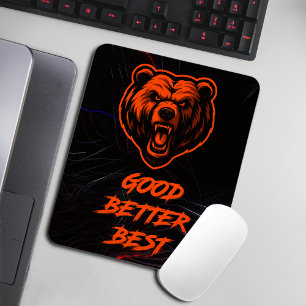 Mousepad Bom Melhor Ótimo Nunca Deixe Descansar